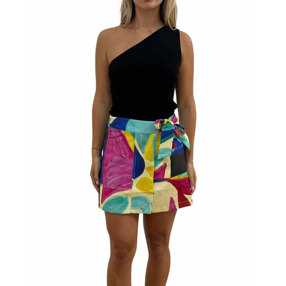 NEW HUNTER BELL bay skirt in stroke of spring